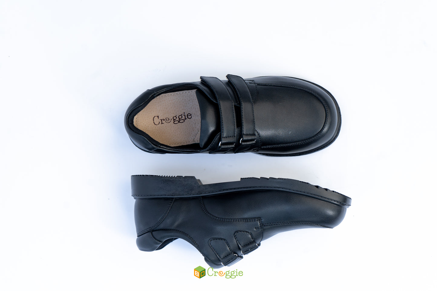 ClassicEase Double Strap School Shoes
