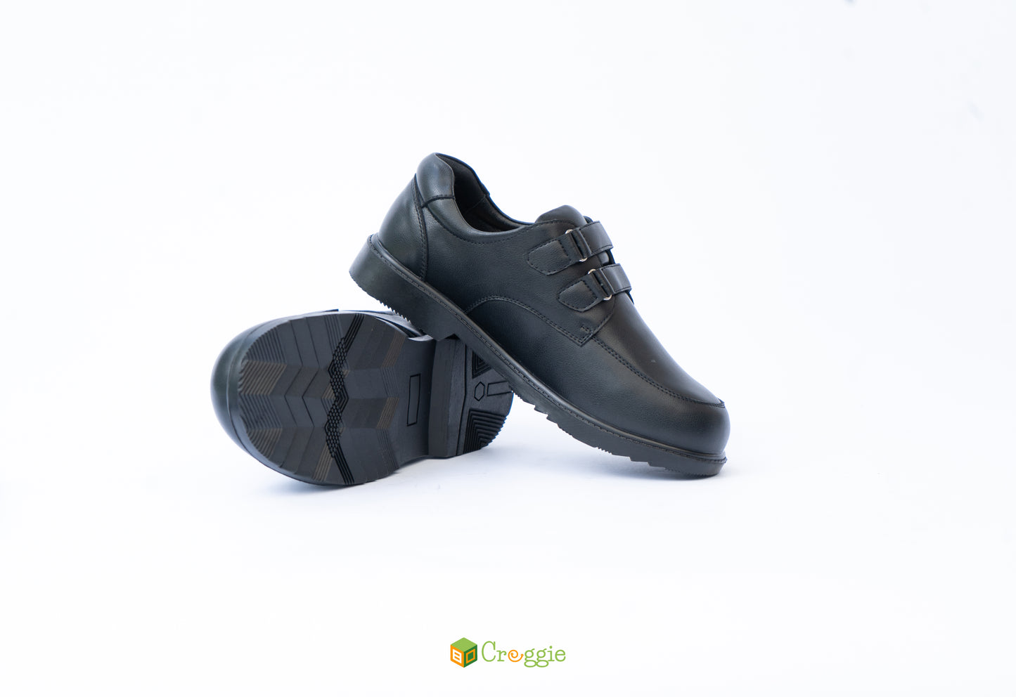ClassicEase Double Strap School Shoes