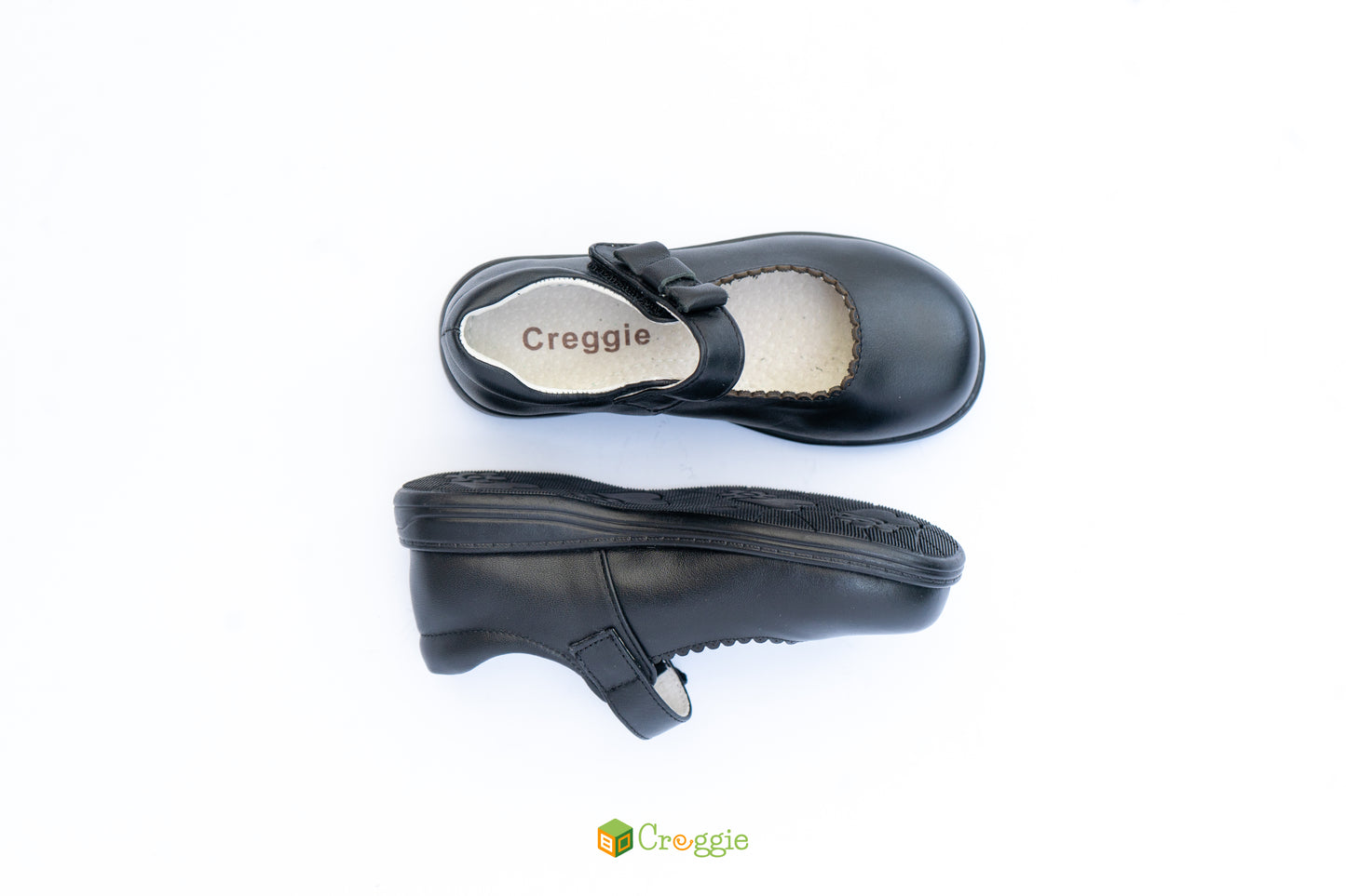 Girls Bow Detail School Shoes