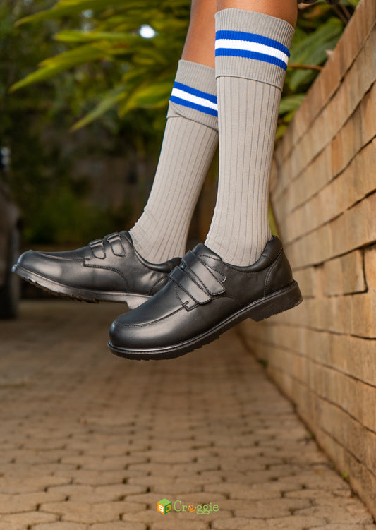 ClassicEase Double Strap School Shoes