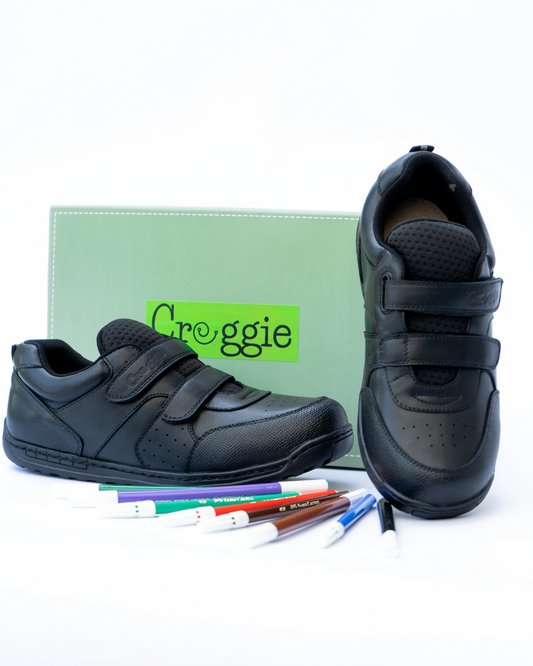 ToughToes Leather School Shoes