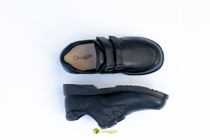 ClassicEase Double Strap School Shoes