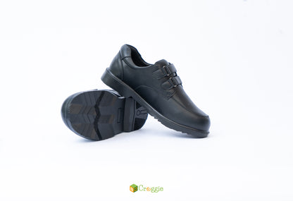 ClassicEase Double Strap School Shoes