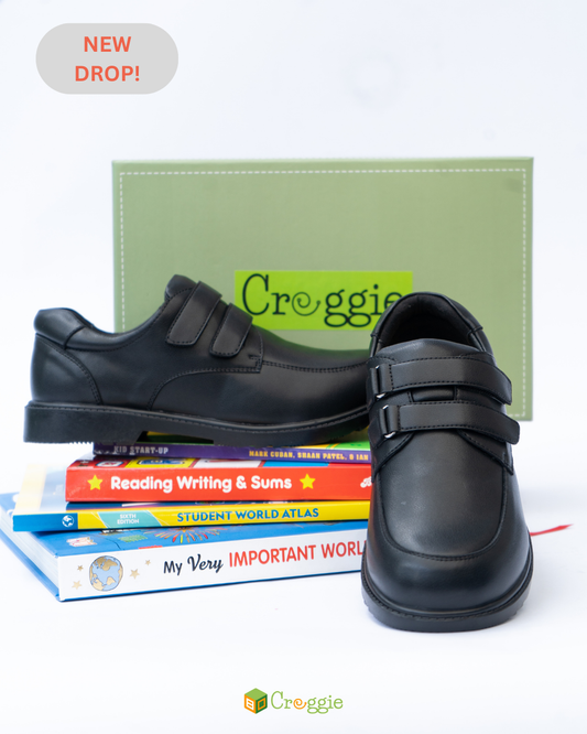 ClassicEase Double Strap School Shoes